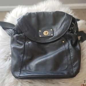 Marc By Marc Jacobs Turnlock Leather Backpack